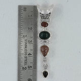 925 Sterling Silver Tourmaline Pendant