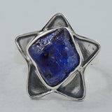 Blue Sapphire Silver Ring