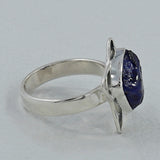 Blue Sapphire Silver Ring