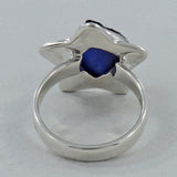 Blue Sapphire Silver Ring