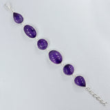 Purple Amethyst February Birthstone Bracelet Jewelry