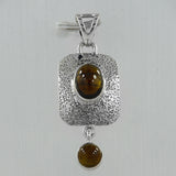 Tanzanite Gemstone Silver Pendant