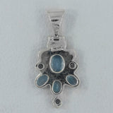 Blue Topaz 925 Silver Pendant