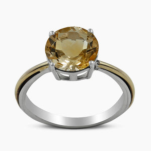 Amethyst Silver Rings