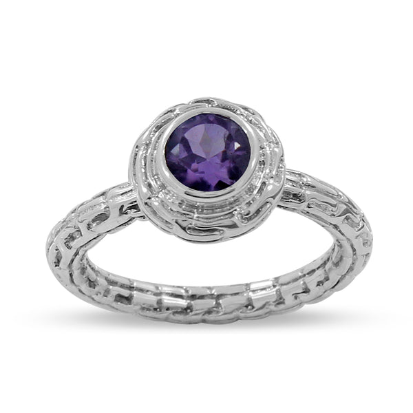 925 Sterling Silver Smoky Quartz Ring