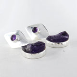 Amethyst Silver Earrings