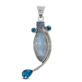 Labradorite 925 Sterling Silver Pendant