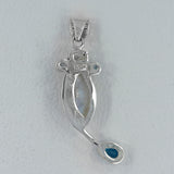 925 Sterling Silver Labradorite Pendant