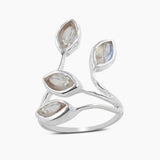 Natural Ruby Silver Rings