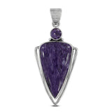 Azurite Quartz 925 Silver Pendant