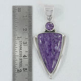 Azurite Quartz 925 Silver Pendant