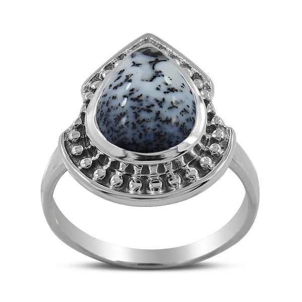 925 Sterling Silver Charoite Ring