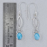 Rainbow Moonstone Silver Earring