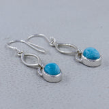 Rainbow Moonstone Silver Earring