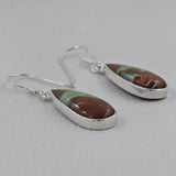 Chrysoprase Silver Earring