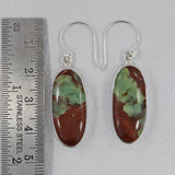 Chrysoprase Silver Earring