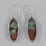 Chrysoprase Silver Earring