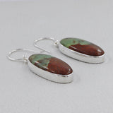 Chrysoprase Silver Earring