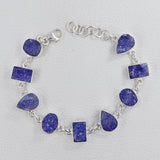 Blue Raw Tanzanite December Birthstone Bracelets