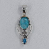 925 Sterling Silver Labradorite Pendant