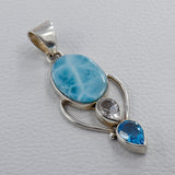 925 Sterling Silver Labradorite Pendant