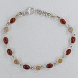 Ethiopian Opal, Hessonite Gemstone Bracelets Jewelry