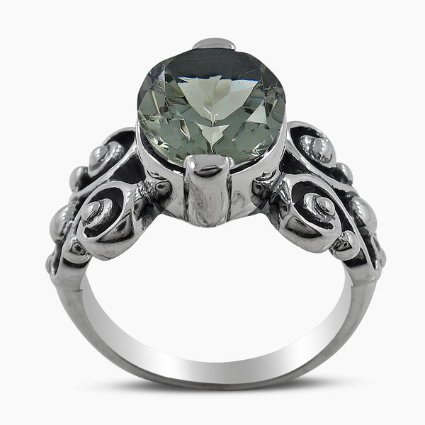 Natural Black Onyx Silver Rings