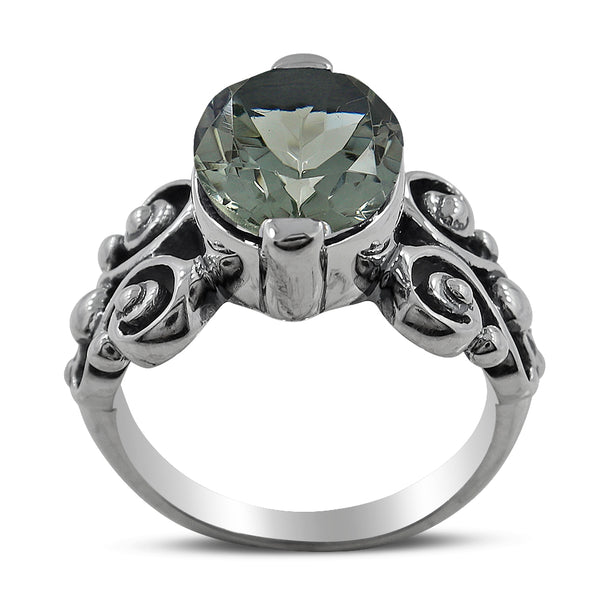 Natural Black Onyx Silver Rings