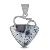 Dendritic Opal 925 Silver Pendant