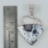 Dendritic Opal 925 Silver Pendant