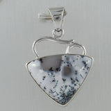 Dendritic Opal 925 Silver Pendant