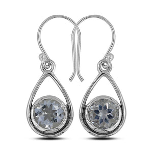 925 Sterling Silver Crystal Earring