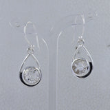 Crystal Silver Earring