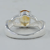 Citrine Silver Ring