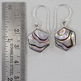 Abalone Shell Silver Earring