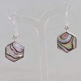 Abalone Shell Silver Earring