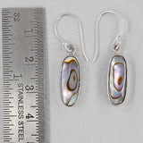 Abalone Shell Silver Earring