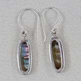 Abalone Shell Silver Earring