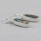 Abalone Shell Silver Earring