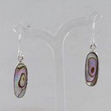 Abalone Shell Silver Earring