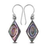 Abalone Shell Silver Earring