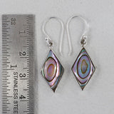 Abalone Shell Silver Earring