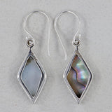 Abalone Shell Silver Earring