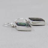 Abalone Shell Silver Earring