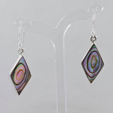 Abalone Shell Silver Earring