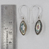 Abalone Shell Silver Earring