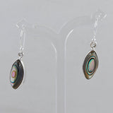 Abalone Shell Silver Earring