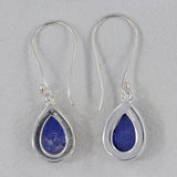 Raw Tanzanite Earring Silver