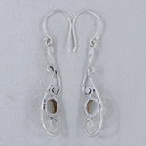 Ethiopian Opal Silver Earrings