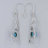 Ethiopian Opal Silver Earrings